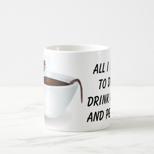 Kaffee und Rat Lover Kaffeetasse (Mittel)