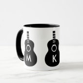 Kaffee und Rollen, personalisiert Tasse (Vorderseite Links)