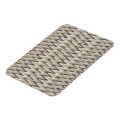 Kaffee und Sage iKat ZigZag Muster Magnet (Linke Seite)