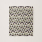 Kaffee und Sage iKat ZigZag Muster Puzzle (Vertikal)