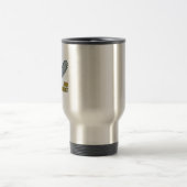Kaffee und Sägespäne Reisebecher (Mittel)