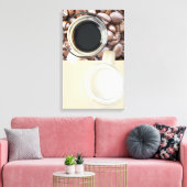 Kaffee und Sahne Leinwanddruck (Insitu (Wohnzimmer))
