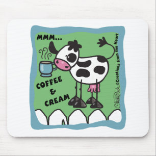 Kaffee und Sahne Mousepad