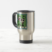 Kaffee und Sahne Reisebecher (Vorderseite Links)