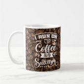 Kaffee und Sarcasm Kaffeetasse (Links)