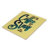 Kaffee und schlage die Dinge Fliese (Seite)