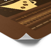 Kaffee und Schokolade drucken Poster (Ecke)