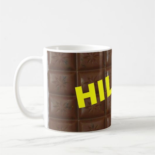 Kaffee und Schokolade HILFT! - Tasse (Links)