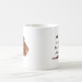 Kaffee und Schokolade Keramik Tasse (Mittel)