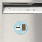Kaffee und Schokolade Liebe Magnet (In Situ (Geschirrspüler))