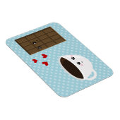 Kaffee und Schokolade Liebe Magnet (Rechte Seite)