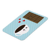 Kaffee und Schokolade Liebe Magnet (Linke Seite)