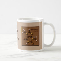 Kaffee- und Schokoladenmoleküle 11 oz Tasse