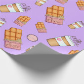 Kaffee- und Schokoladenverpackungspapier wegnehmen Geschenkpapier (Ecke)