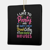 Kaffee- und Show-Houses Keramikornament (Links)