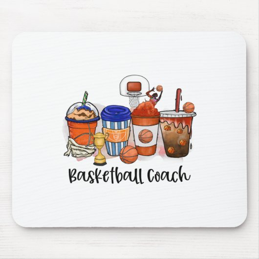 Kaffee und Sketch Coach Game Day Weihnachtskizze Mousepad (Vorne)