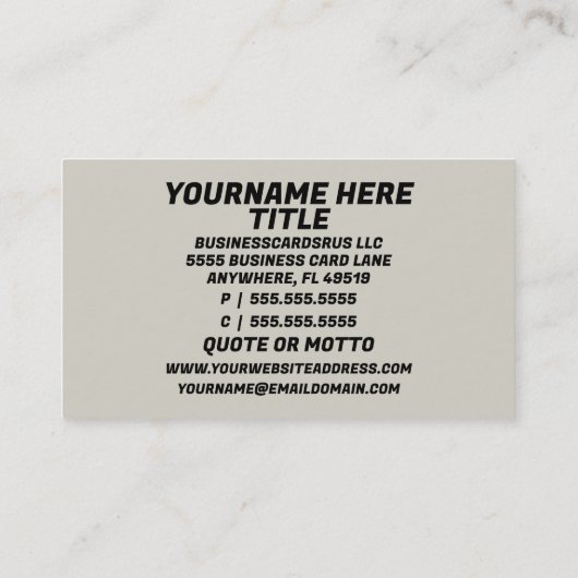 Kaffee und Skizzen Künstler Visitenkarte (Rückseite)