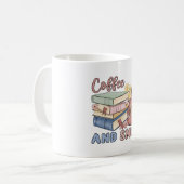 Kaffee- und Smut-Bücher | Nerdy Gifts | Kaffeetasse (Vorderseite Links)