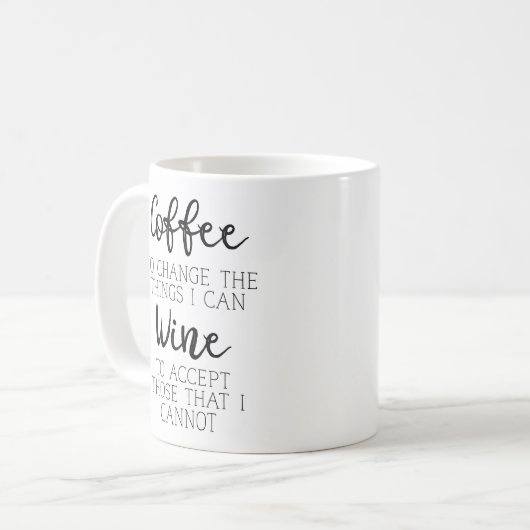 Kaffee und Spaß Kaffeetasse (Vorderseite Links)