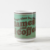 Kaffee und Spiele Time Epic Vintag Vibes Kaffeetasse (Mittel)