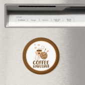 Kaffee-und-Strickmagnet Magnet (In Situ (Geschirrspüler))