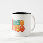 Kaffee und Tee Cup Mango Tango Zweifarbige Tasse (VorderseiteRechts)