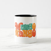 Kaffee und Tee Cup Mango Tango Zweifarbige Tasse (Mittel)