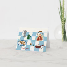 Kaffee und Tee Dankeschön Karte