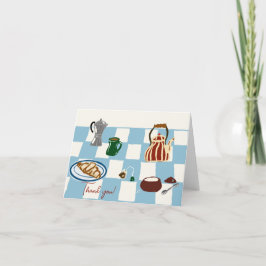 Kaffee und Tee Dankeschön Karte