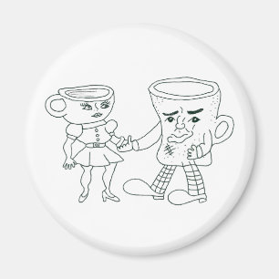 Kaffee und Tee Magnet