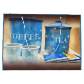 Kaffee- und Teeblätterbeutel Große Geschenktüte (Rückseite)