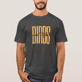 Kaffee und Vogelbeobachtung Familie T-Shirt