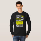Kaffee- und Wandmaler T-Shirt (Vorne ganz)