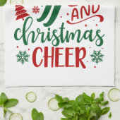 Kaffee- und Weihnachtsjubiläum Geschirrtuch (Gefaltet)