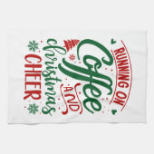 Kaffee- und Weihnachtsjubiläum Geschirrtuch (Horizontal)