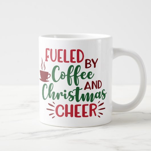 Kaffee- und Weihnachtskaffee-Tasse Jumbo-Tasse (Rechts)
