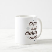 Kaffee und Weihnachtslieder Kaffeetasse (VorderseiteRechts)