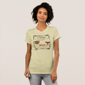 Kaffee und Wein geben, T-Shirt (Vorne ganz)