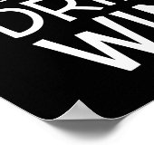 Kaffee- und Weinkostposter Poster (Ecke)