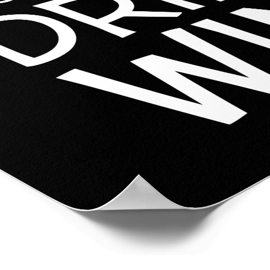 Kaffee- und Weinkostposter Poster (Ecke)