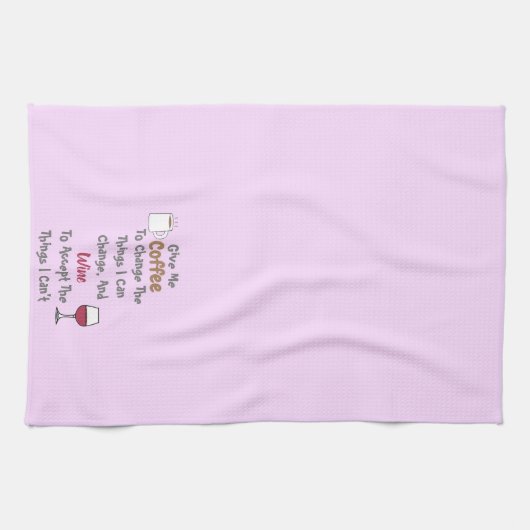 Kaffee- und Weinküchenhandtuch Geschirrtuch (Horizontal)