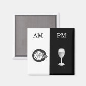 Kaffee- und Weinmagazin Magnet (Vorderseite/Rückseite)