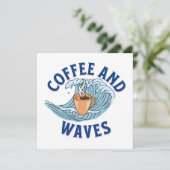 Kaffee und Wellen (Stehend Vorderseite)