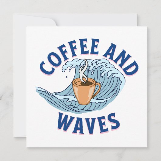 Kaffee und Wellen (Vorderseite)