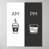 Kaffee und Whiskey - am/am Poster (Vorne)