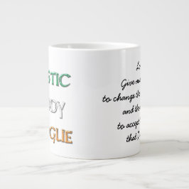 Kaffee- und Whiskey-Ruhe mit Logo Jumbo-Tasse