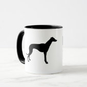 Kaffee und Windhunde sind alle, die ich Tasse (Vorderseite Links)