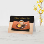 Kaffee- und Yellow Daisy Mütter Tageskarte Karte (Gelbe Blume)