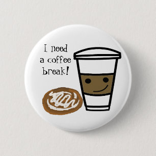 Kaffee und Zimtbühne Button