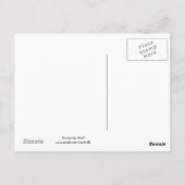 Kaffee und Zimtbühne Postkarte (Rückseite)